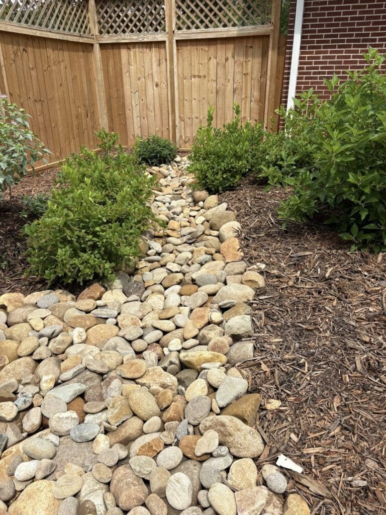 improper drainage fix Yeomans Irrigation Landscape Lighting